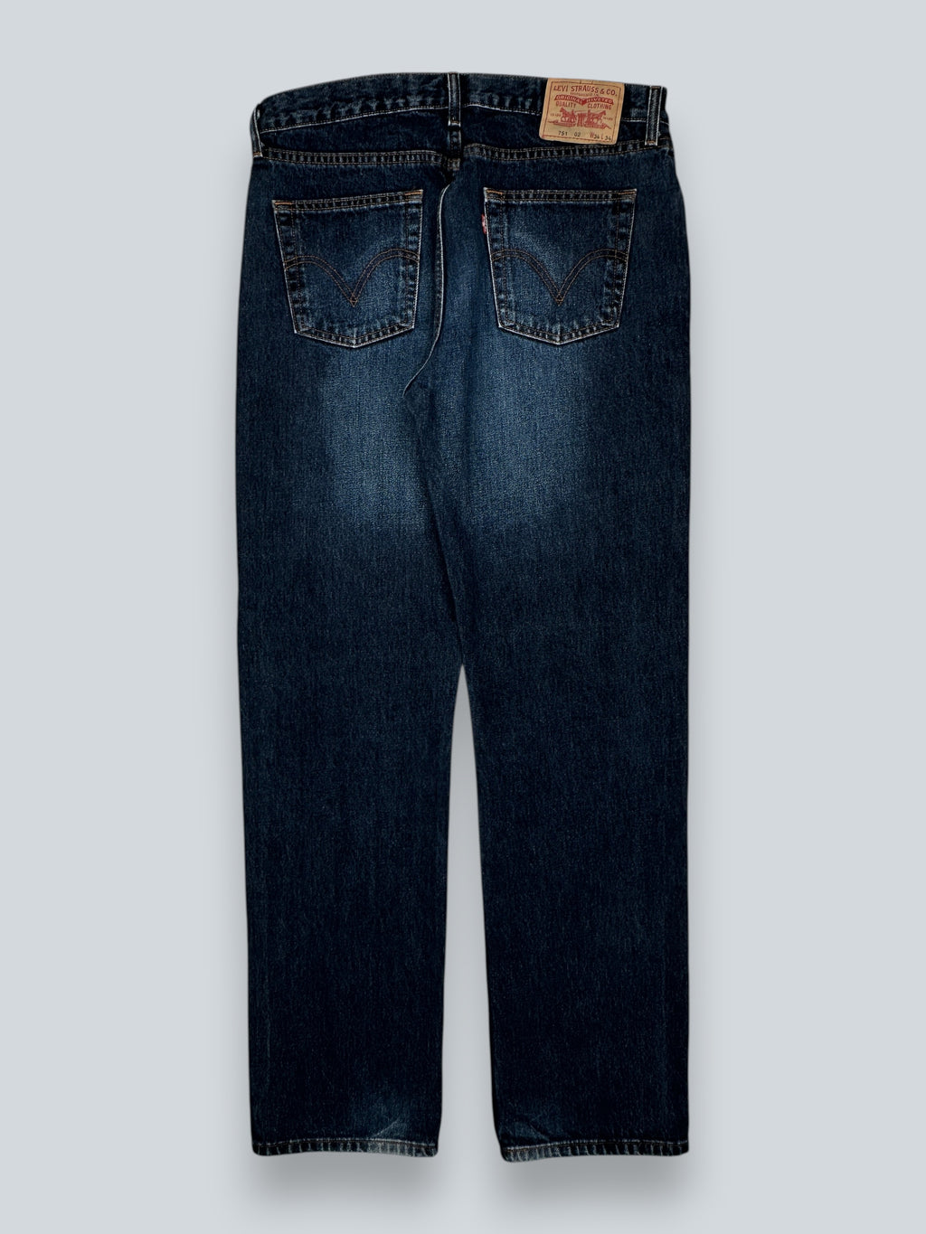 Levi's Straight Dark Blue Jeans