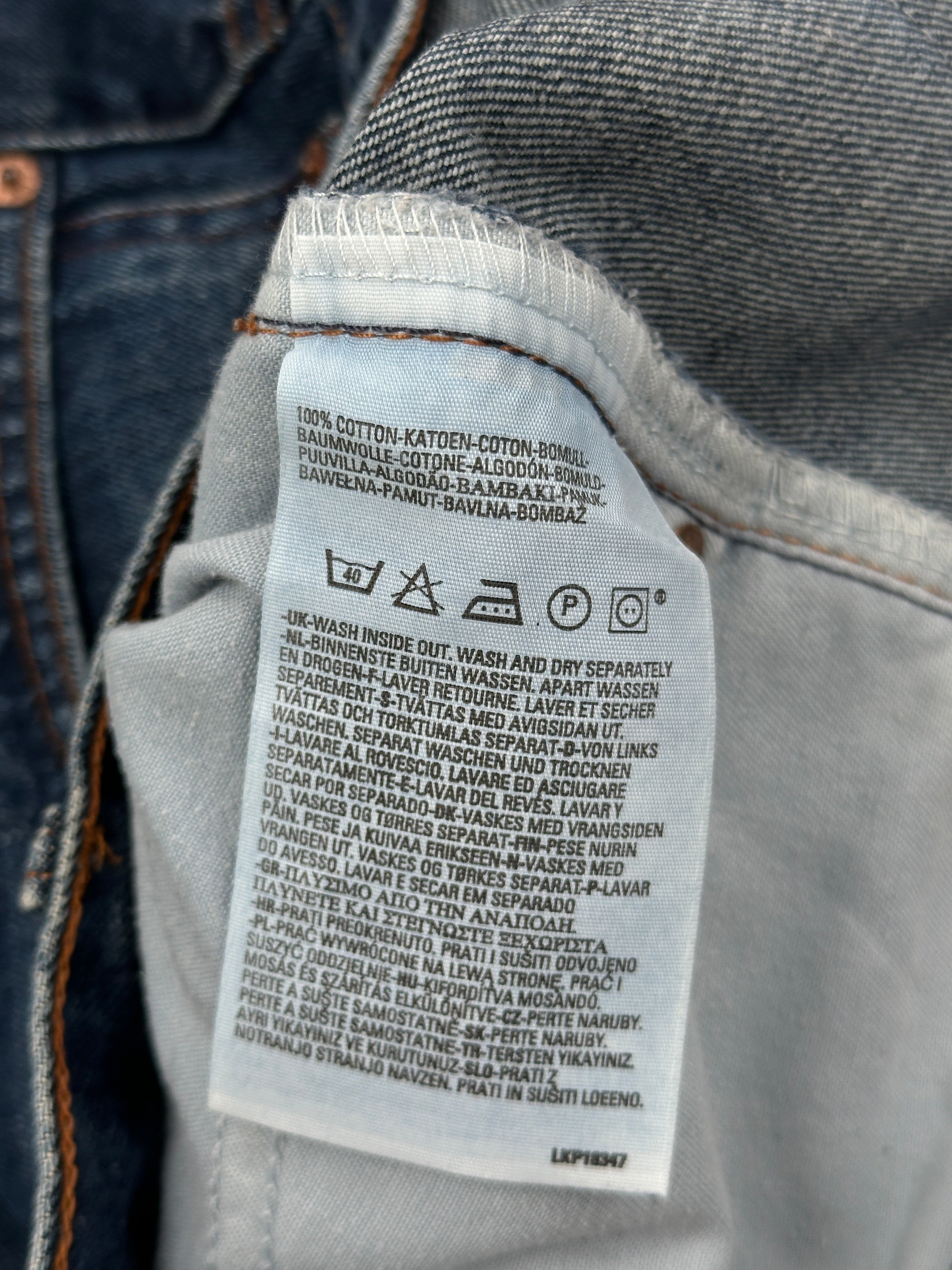 Levi's Straight Dark Blue Jeans