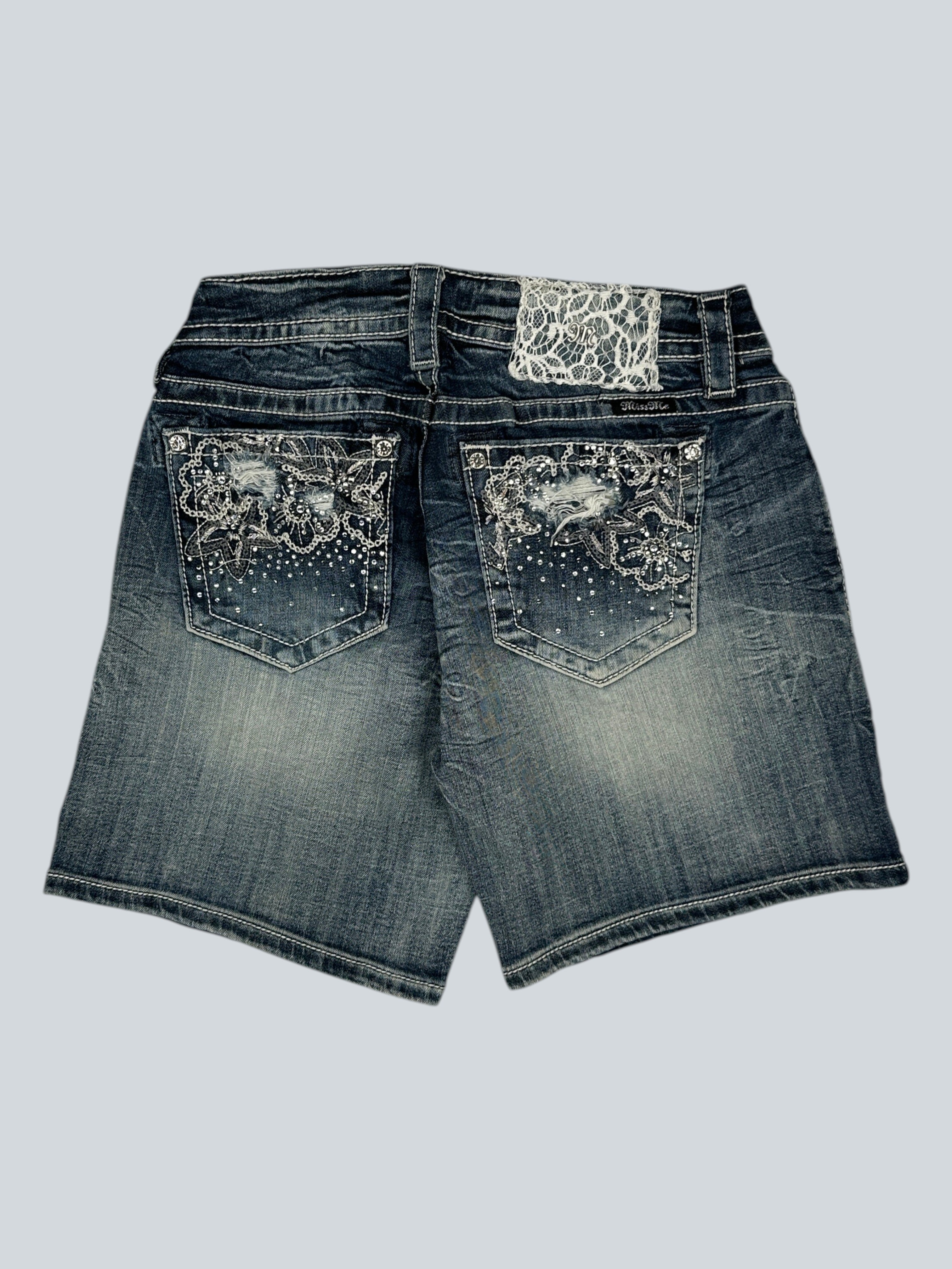 Miss Me Embellished Denim Shorts