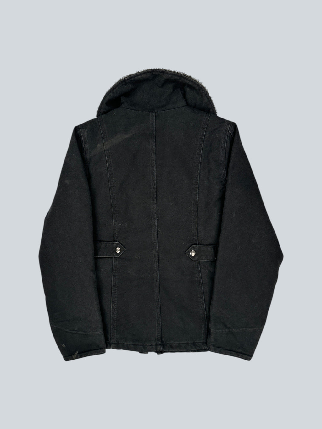 Carhartt Black Sherpa Lined Work Jacket