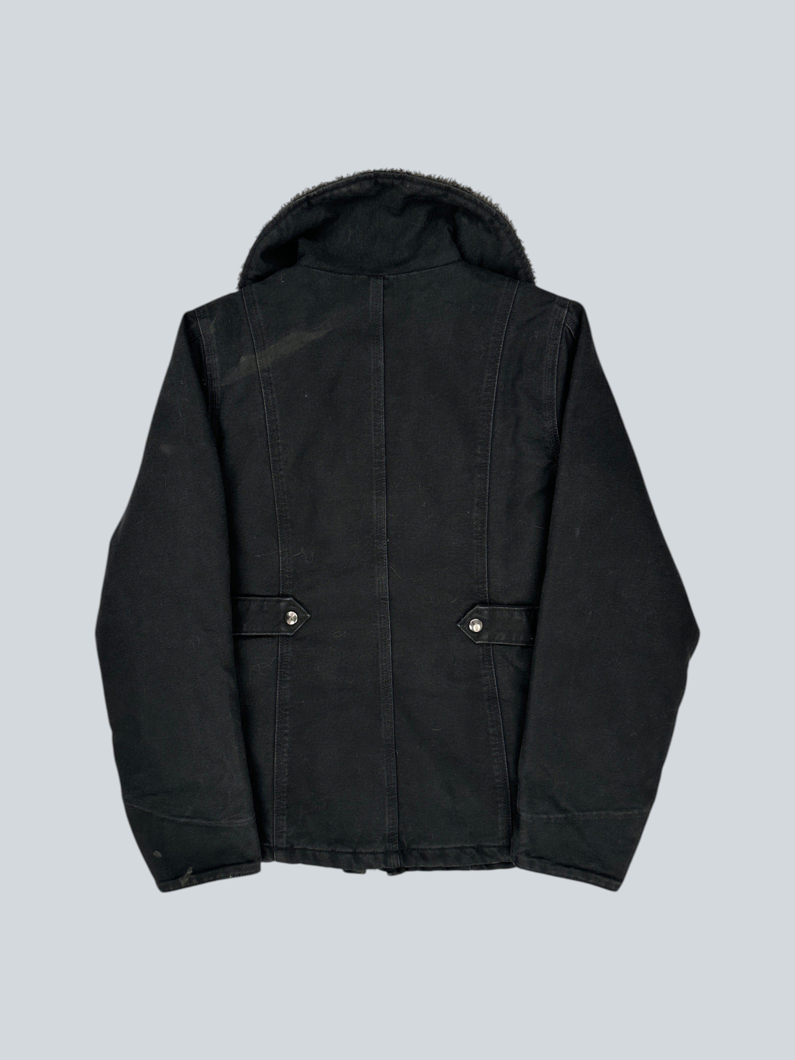 Carhartt Black Sherpa Lined Work Jacket
