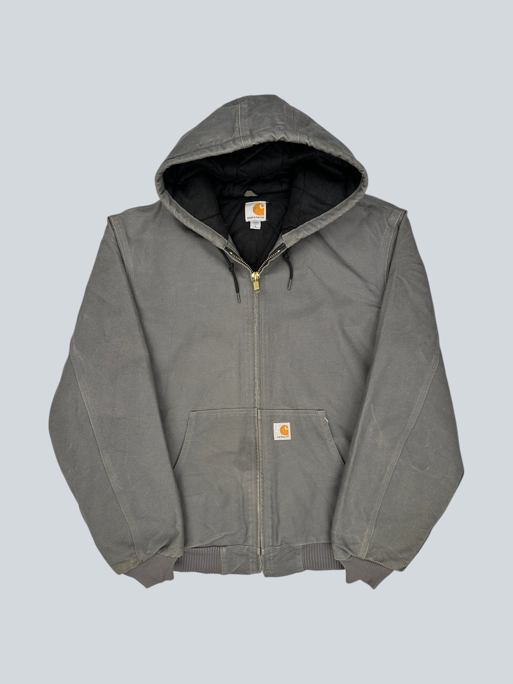 Carhartt Grey Hooded Jacket