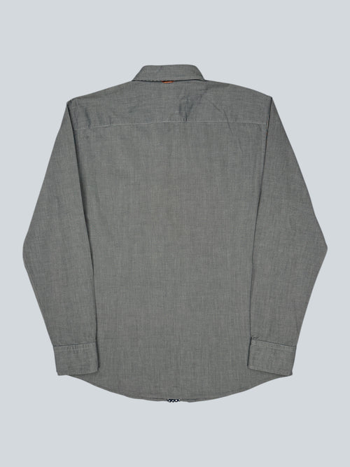 Boss Grey Button-Up Shirt