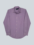 Ralph Lauren Purple Striped Shirt