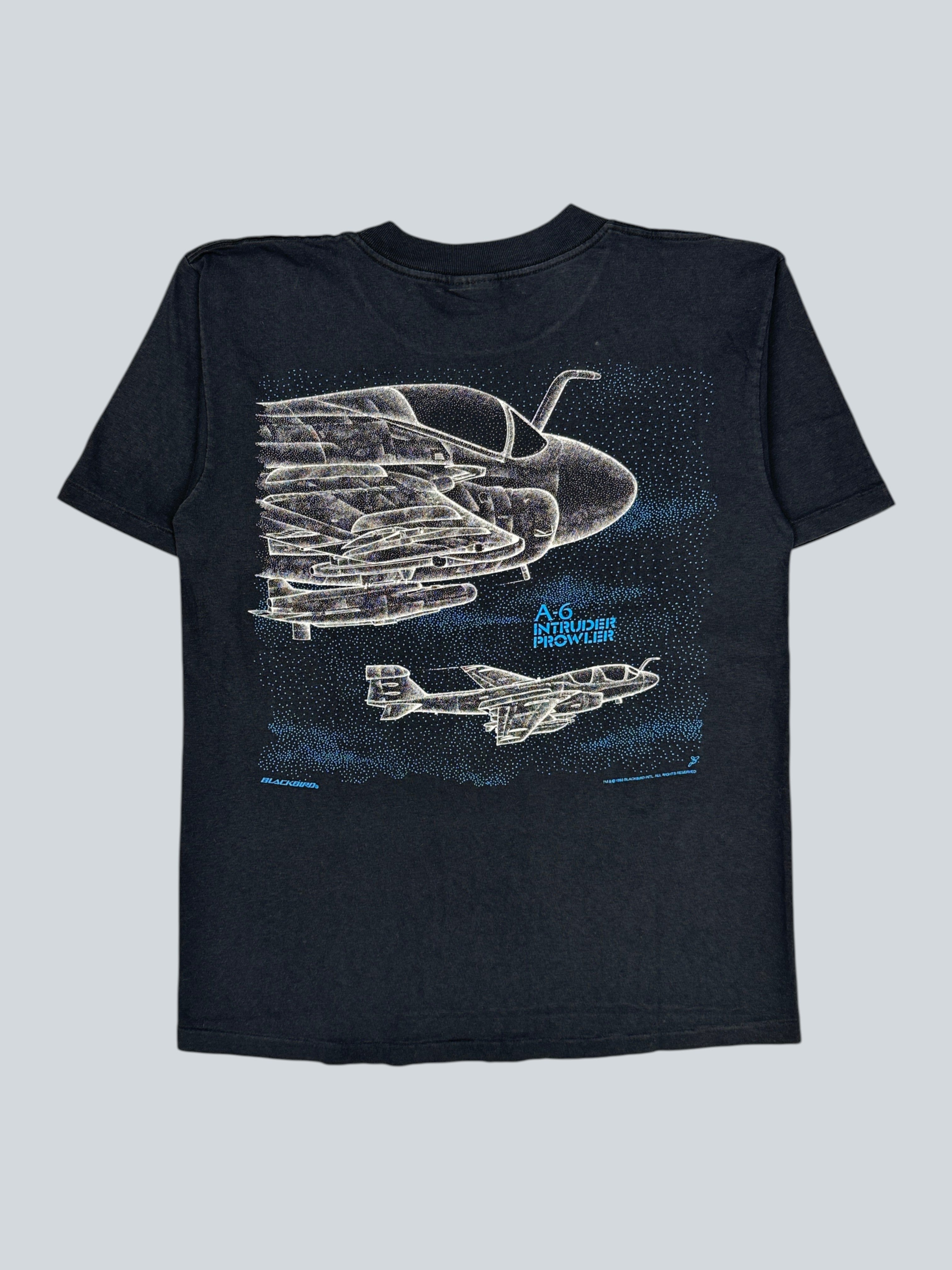 Oneita Graphic Print Black T-shirt