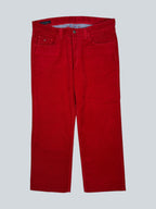 Tommy Hilfiger Red Corduroy Pants