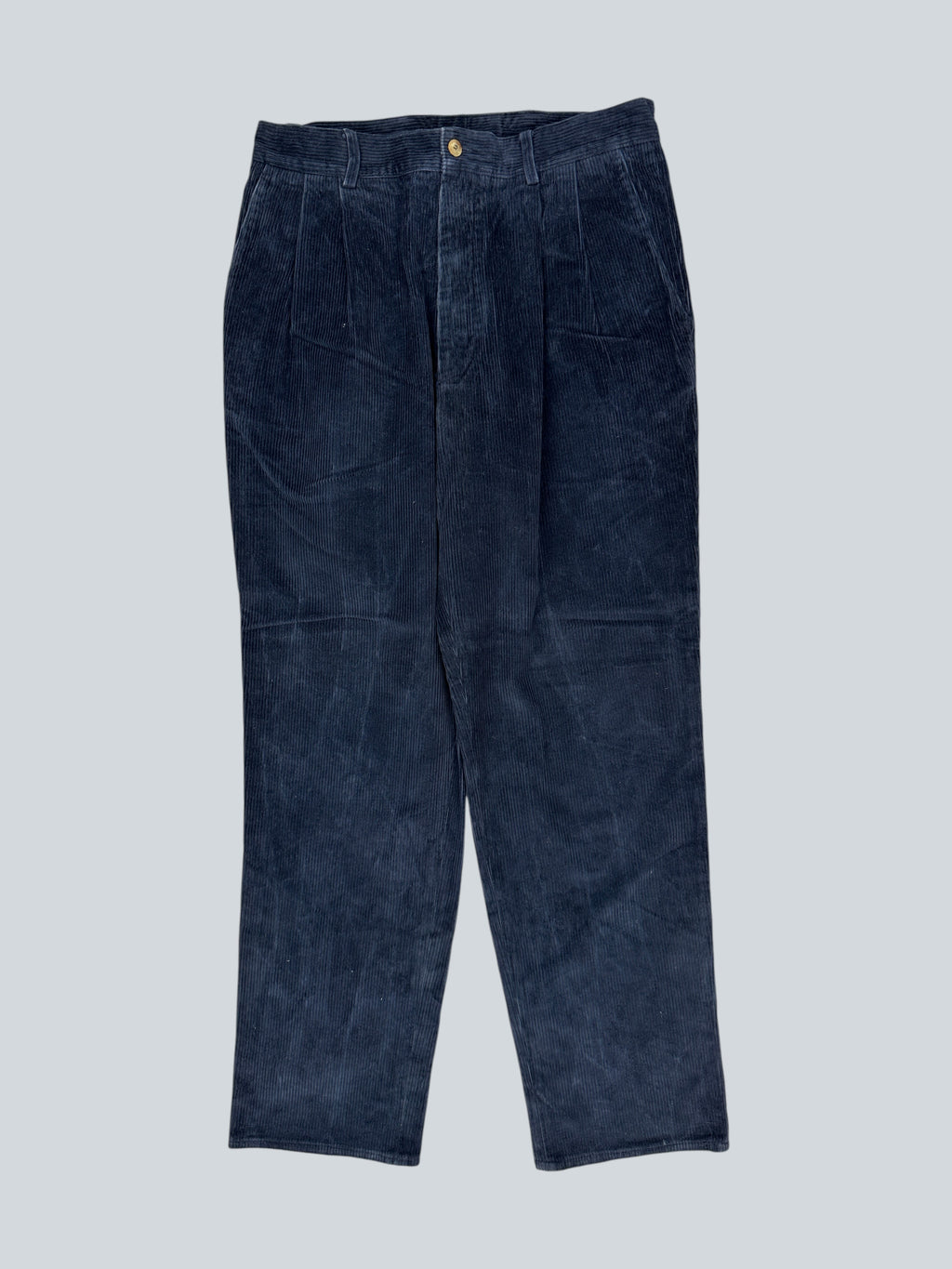 Zara Navy Blue Corduroy Pants