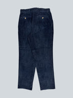 Zara Navy Blue Corduroy Pants