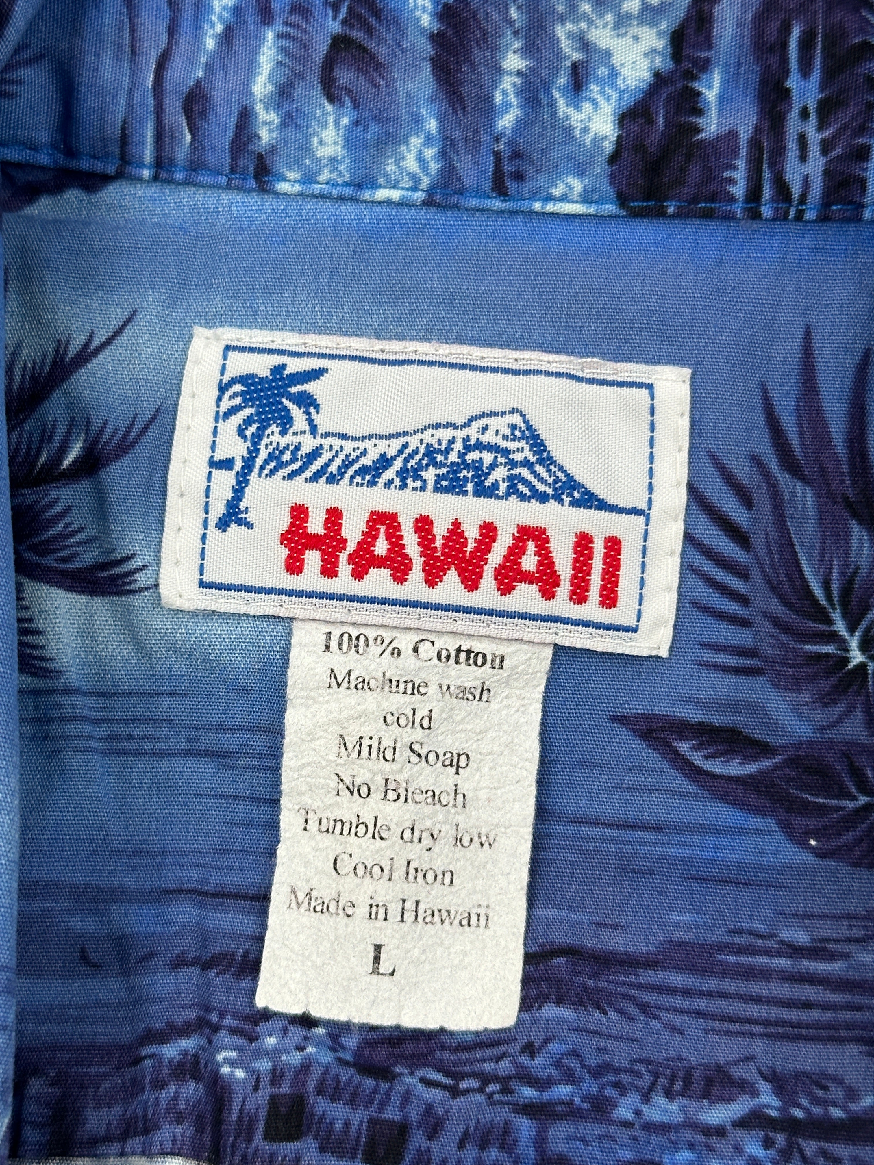 Hawaiian Shirt With Hawaiian Scenic Print