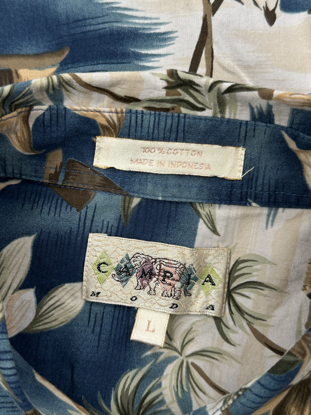 Campia Hawaiian Shirt With Floral Print