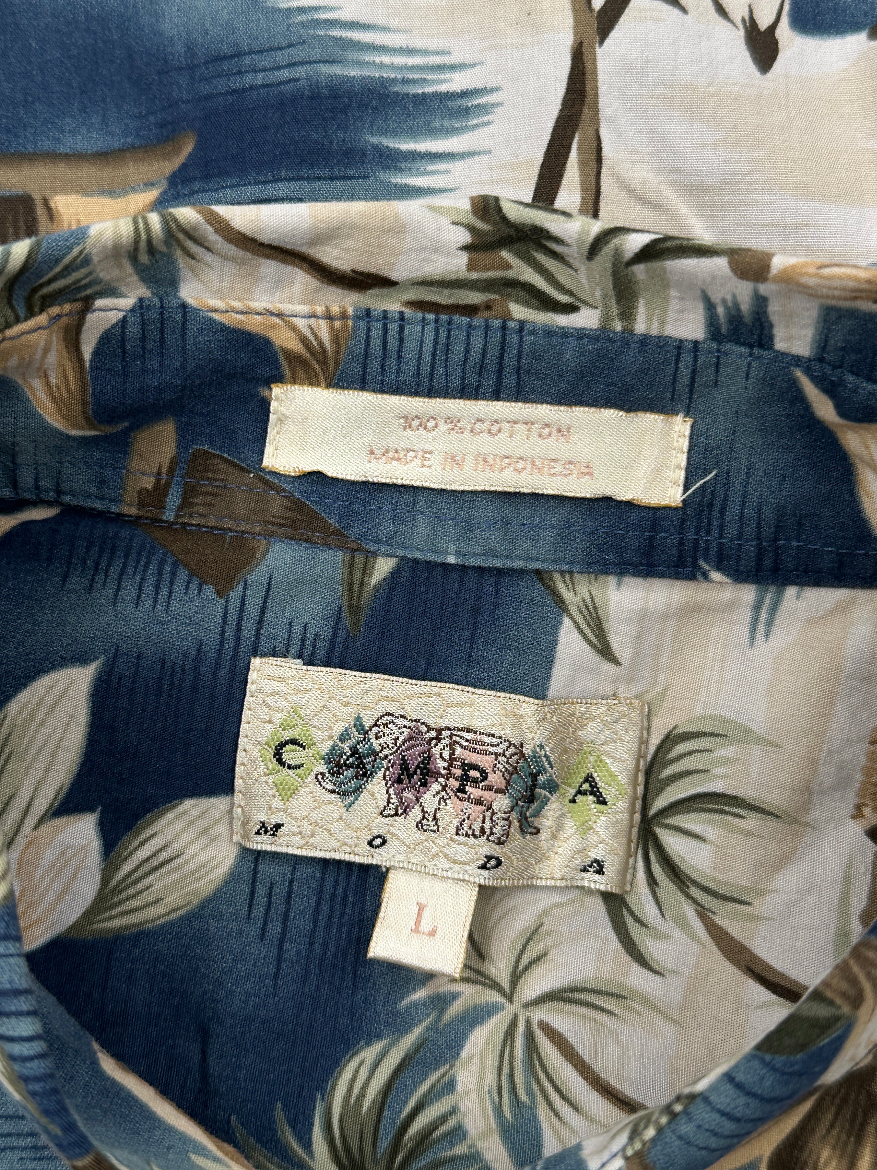 Campia Hawaiian Shirt With Floral Print