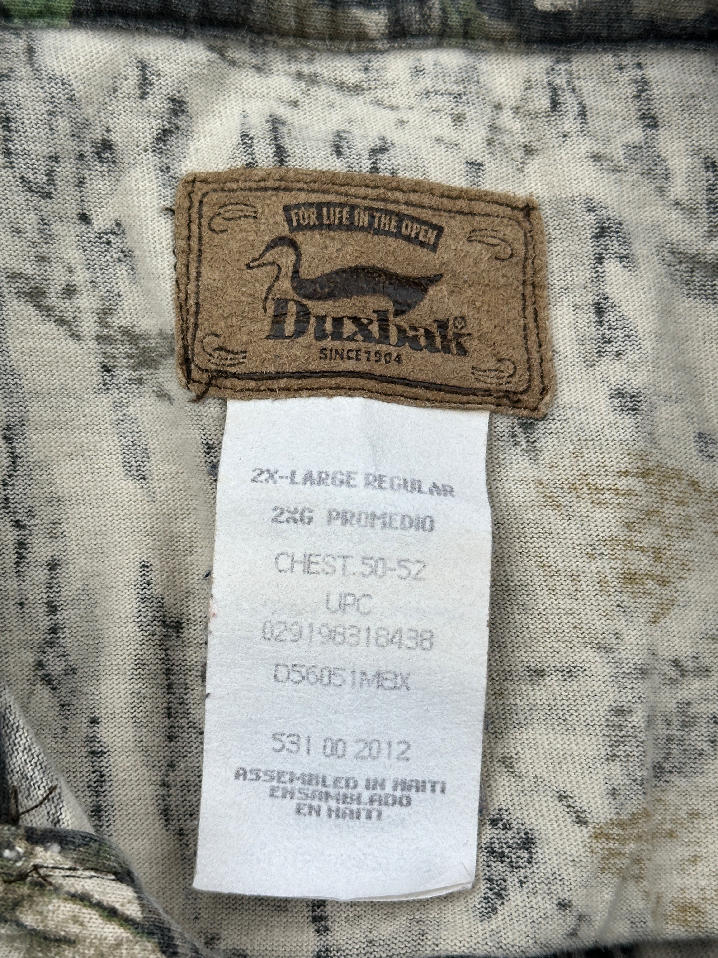 Duxbak Hunting Camouflage Print T-shirt