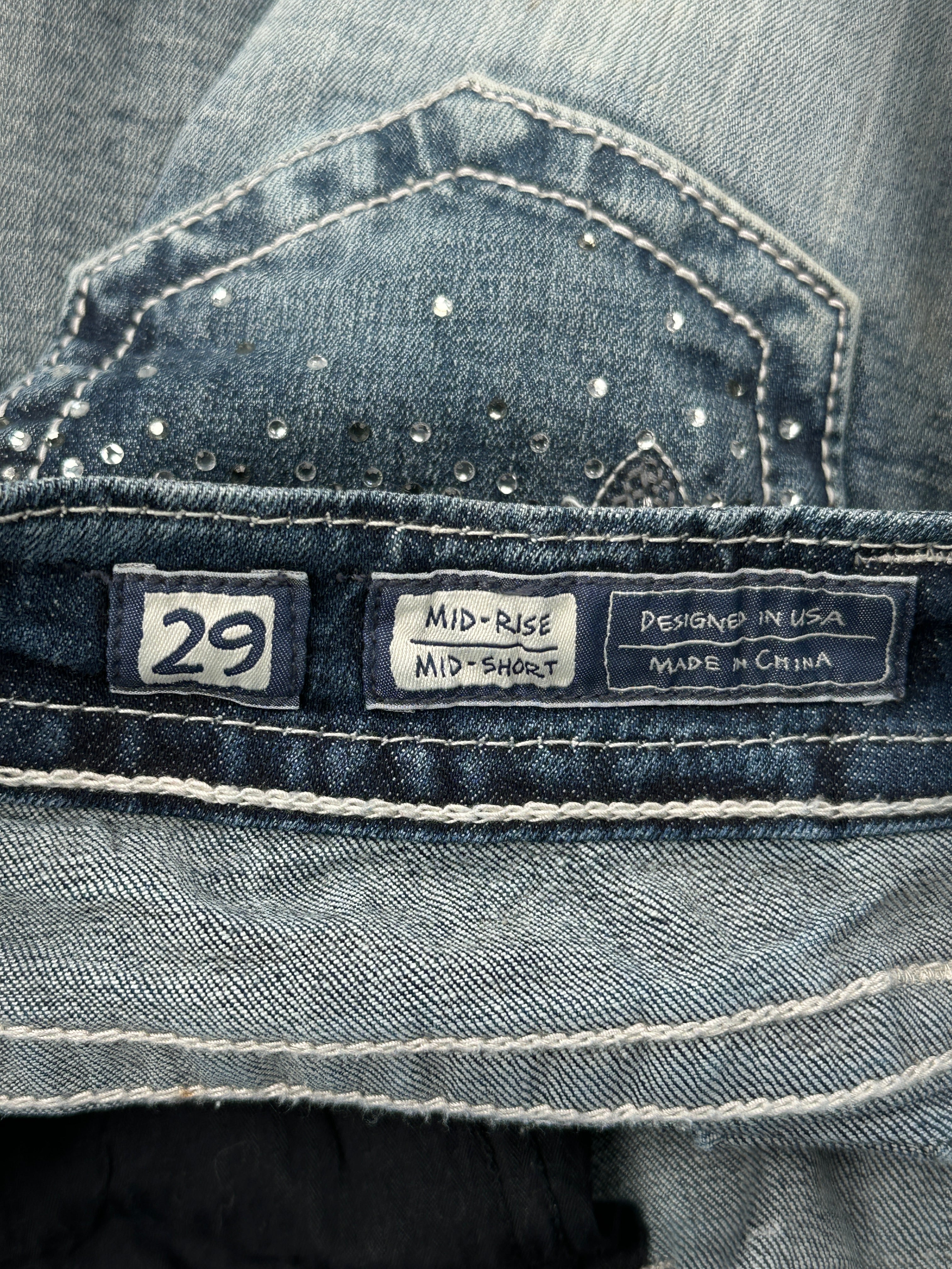 Miss Me Embellished Denim Shorts