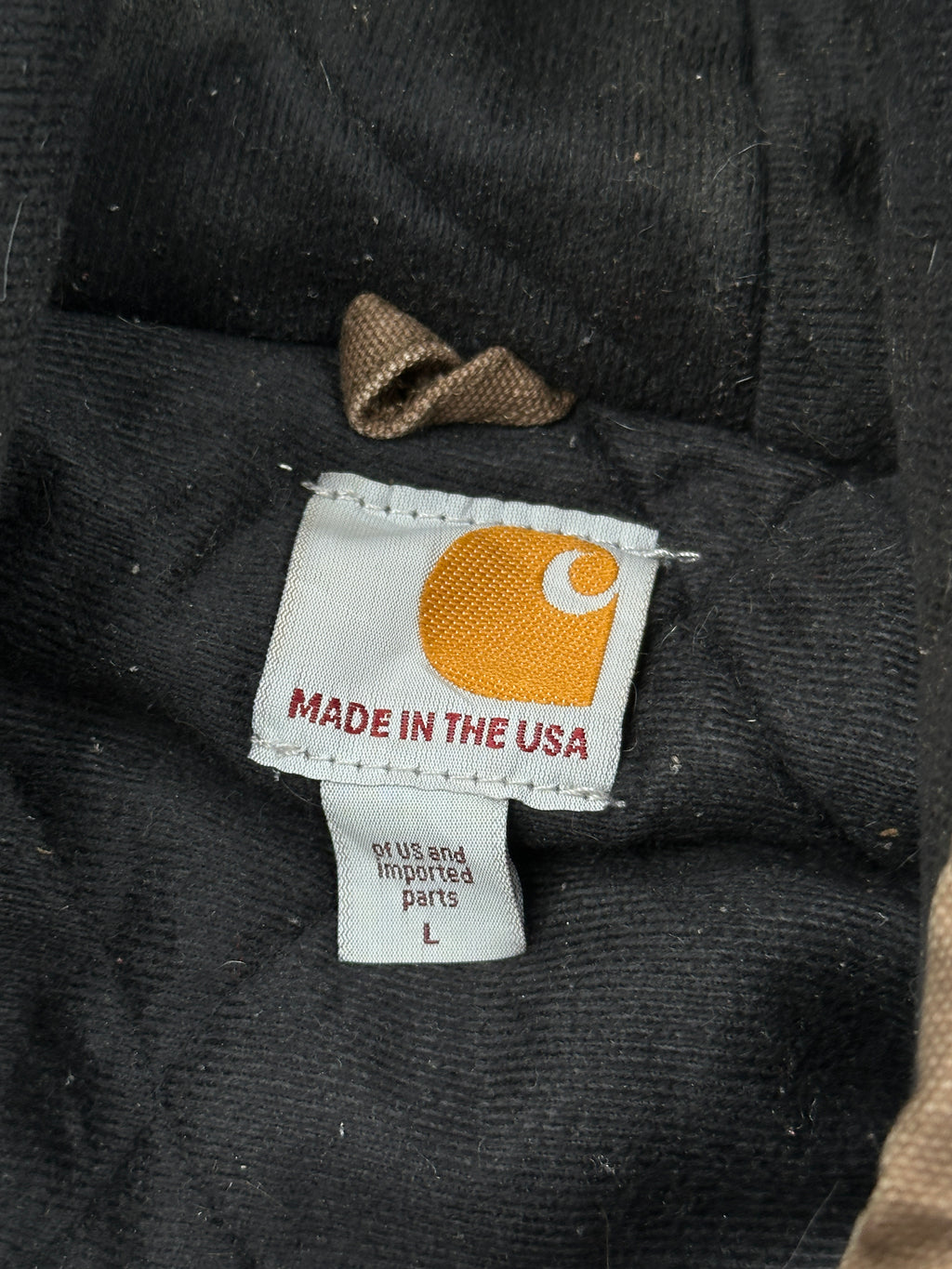 Carhartt Brown Hooded Jacket