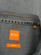 Boss Grey Button-Up Shirt