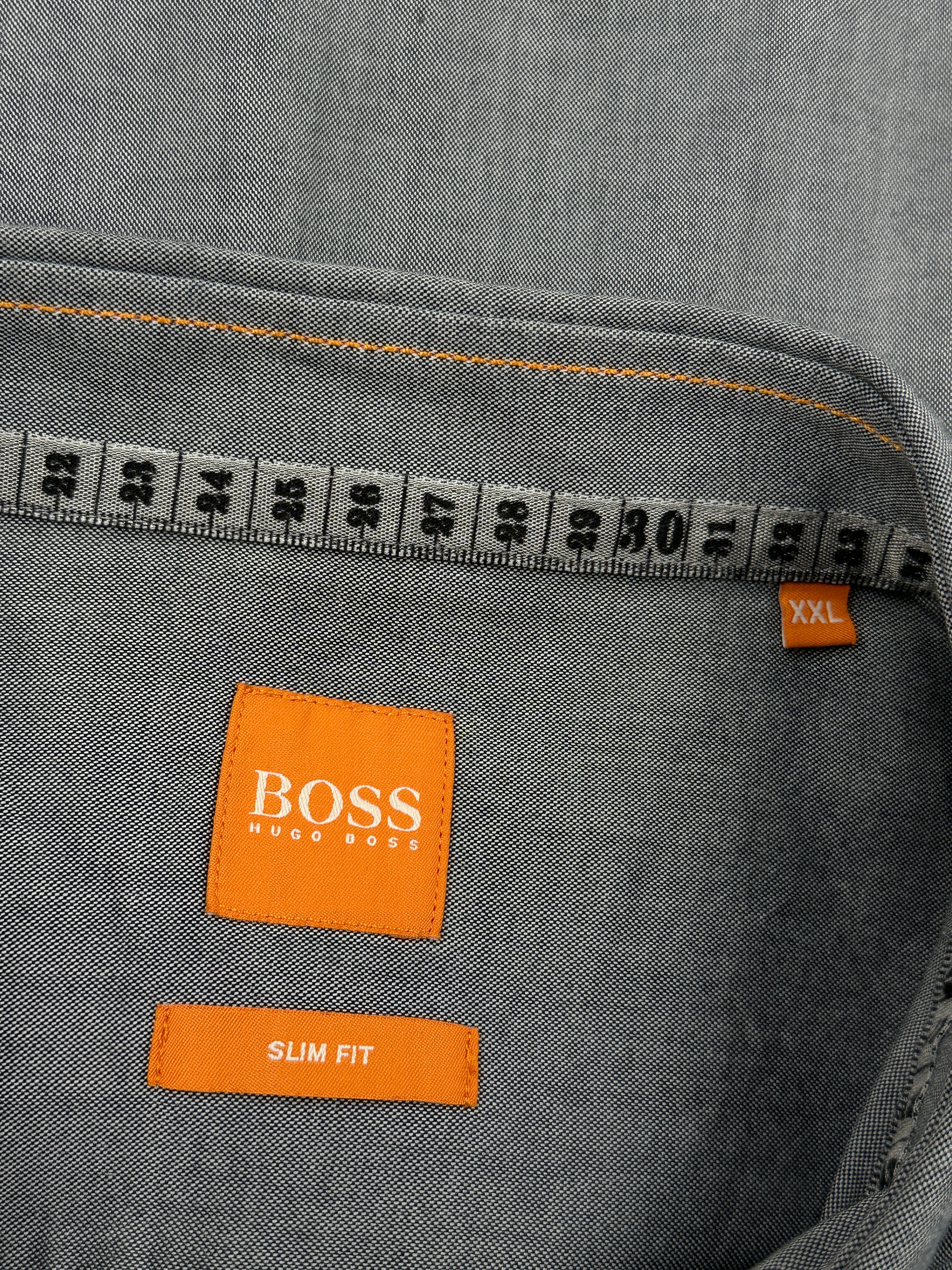 Boss Grey Button-Up Shirt