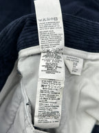 Zara Navy Blue Corduroy Pants