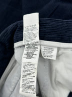 Zara Navy Blue Corduroy Pants