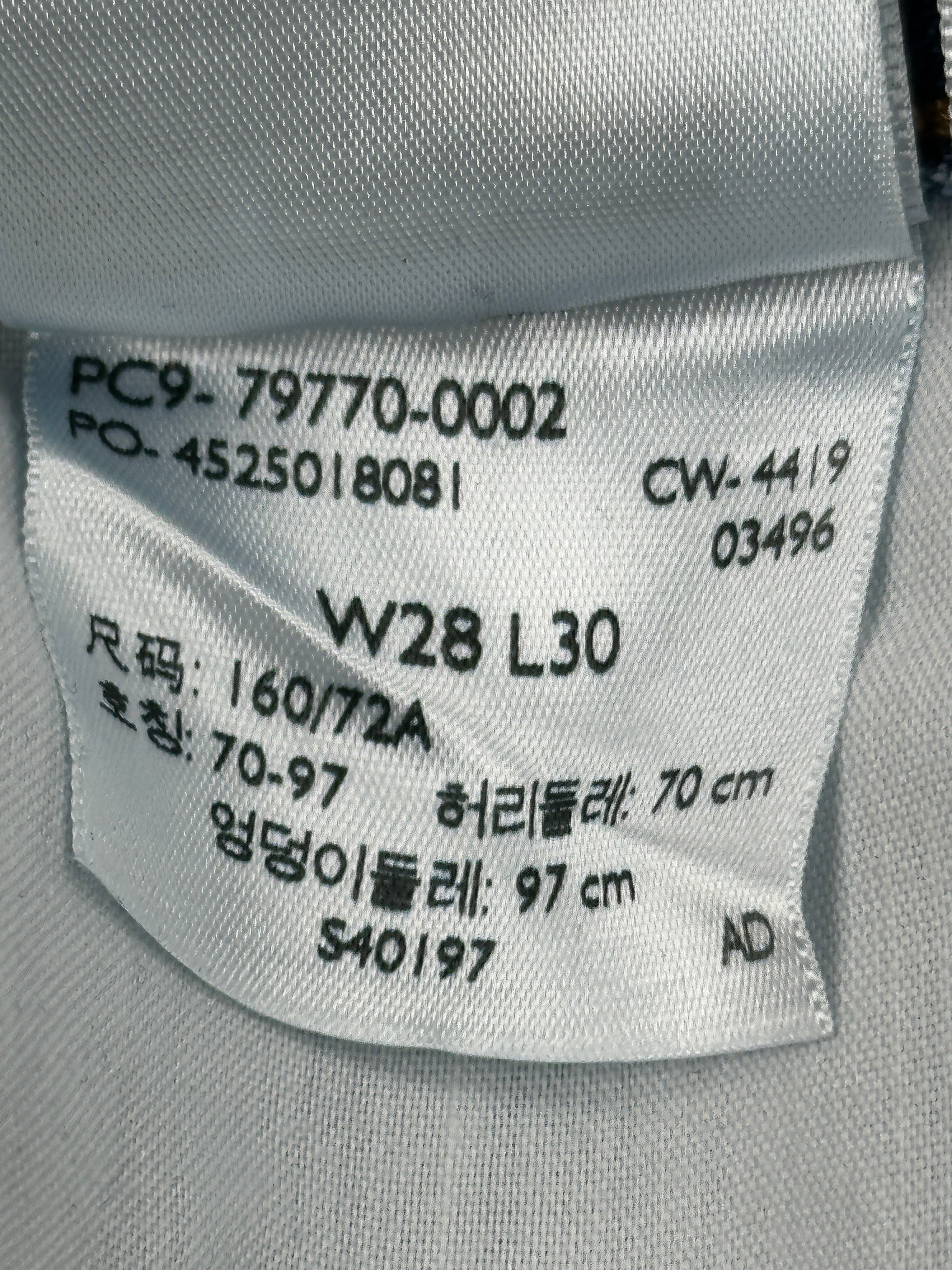 Levi's Blue Cotton Denim