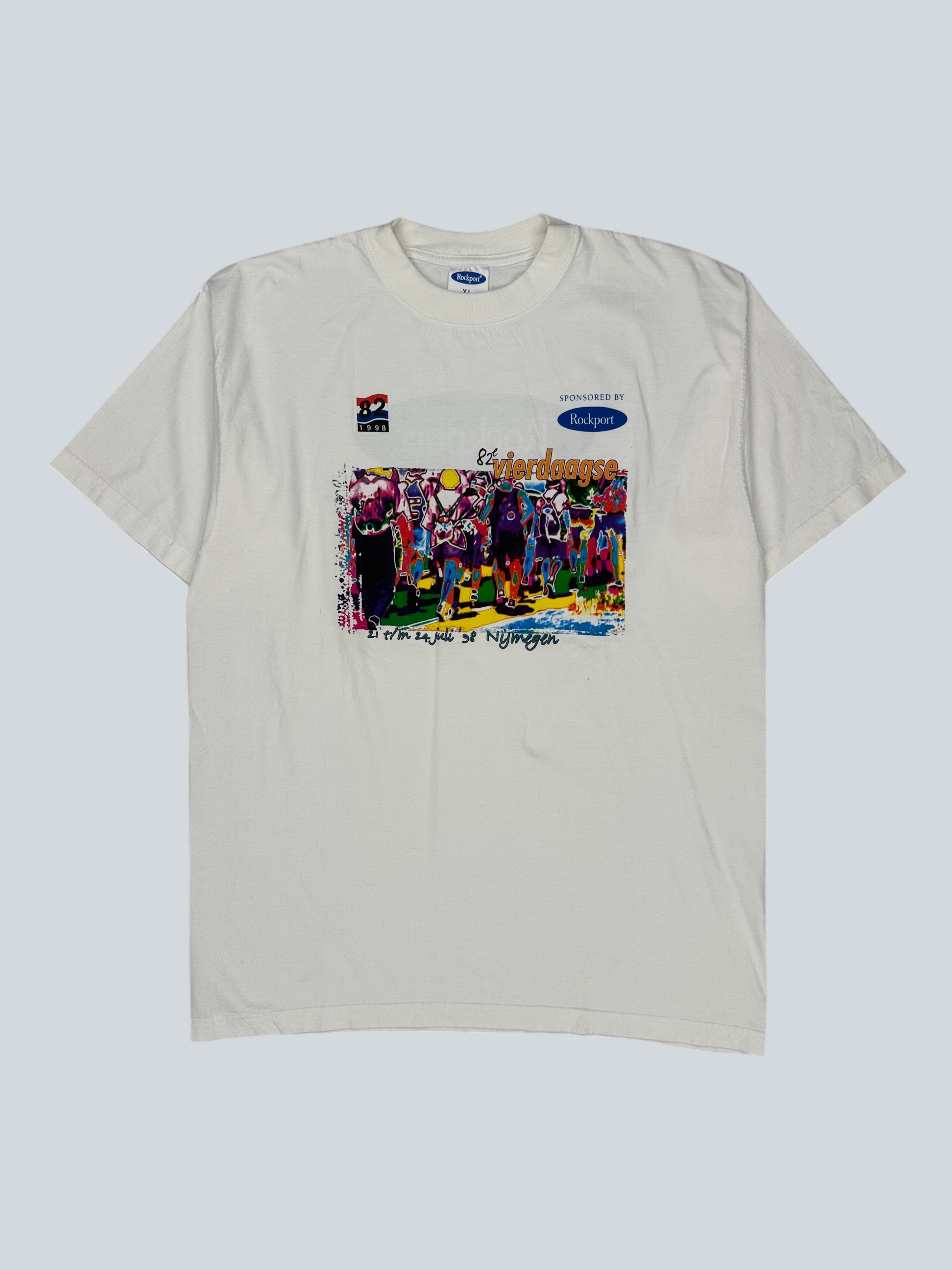 Rockport White Graphic T-shirt