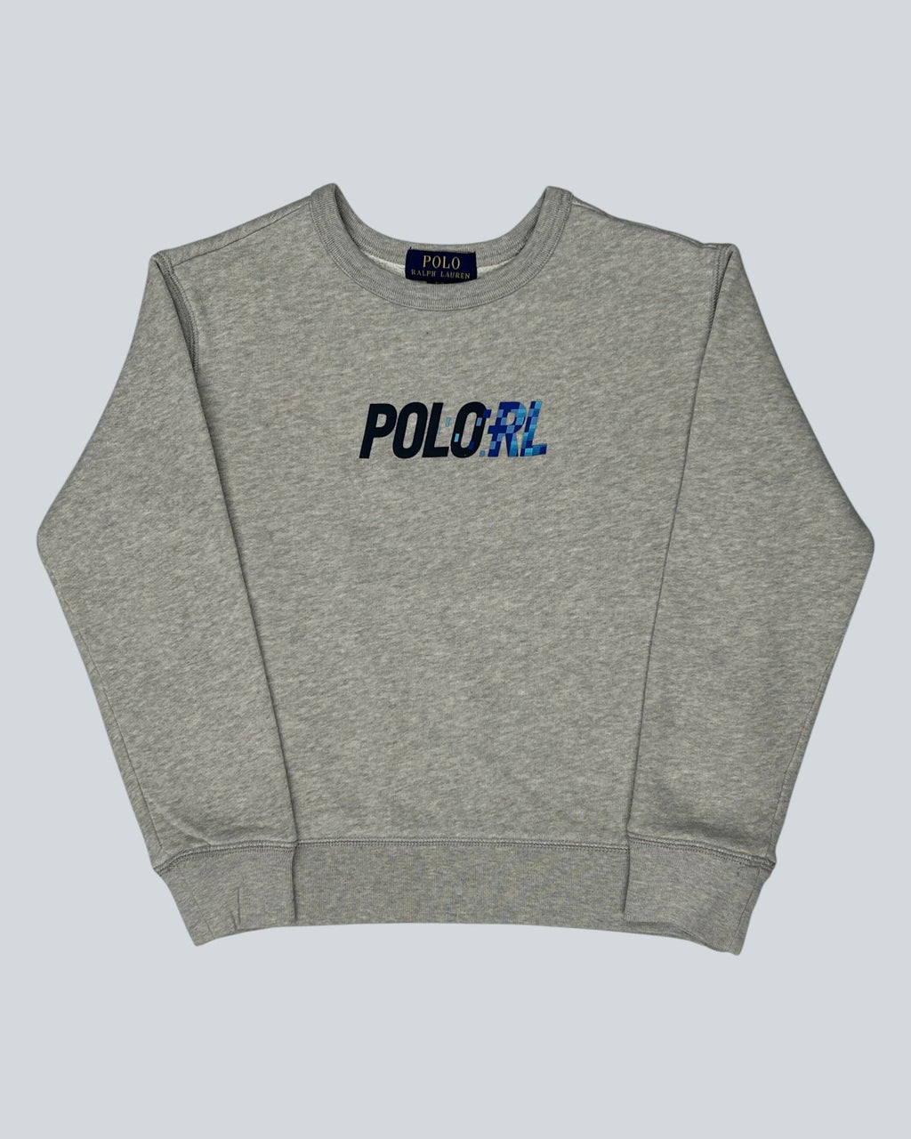 Polo Ralph Lauren Grey POLO RL Logo Print Sweatshirt