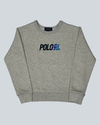 Polo Ralph Lauren Grey POLO RL Logo Print Sweatshirt