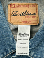 Levi Strauss Signature Blue Denim Trucker Jacket