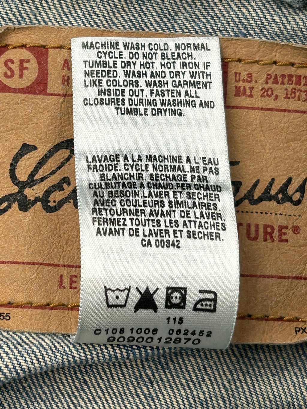 Levi Strauss Signature Blue Denim Trucker Jacket