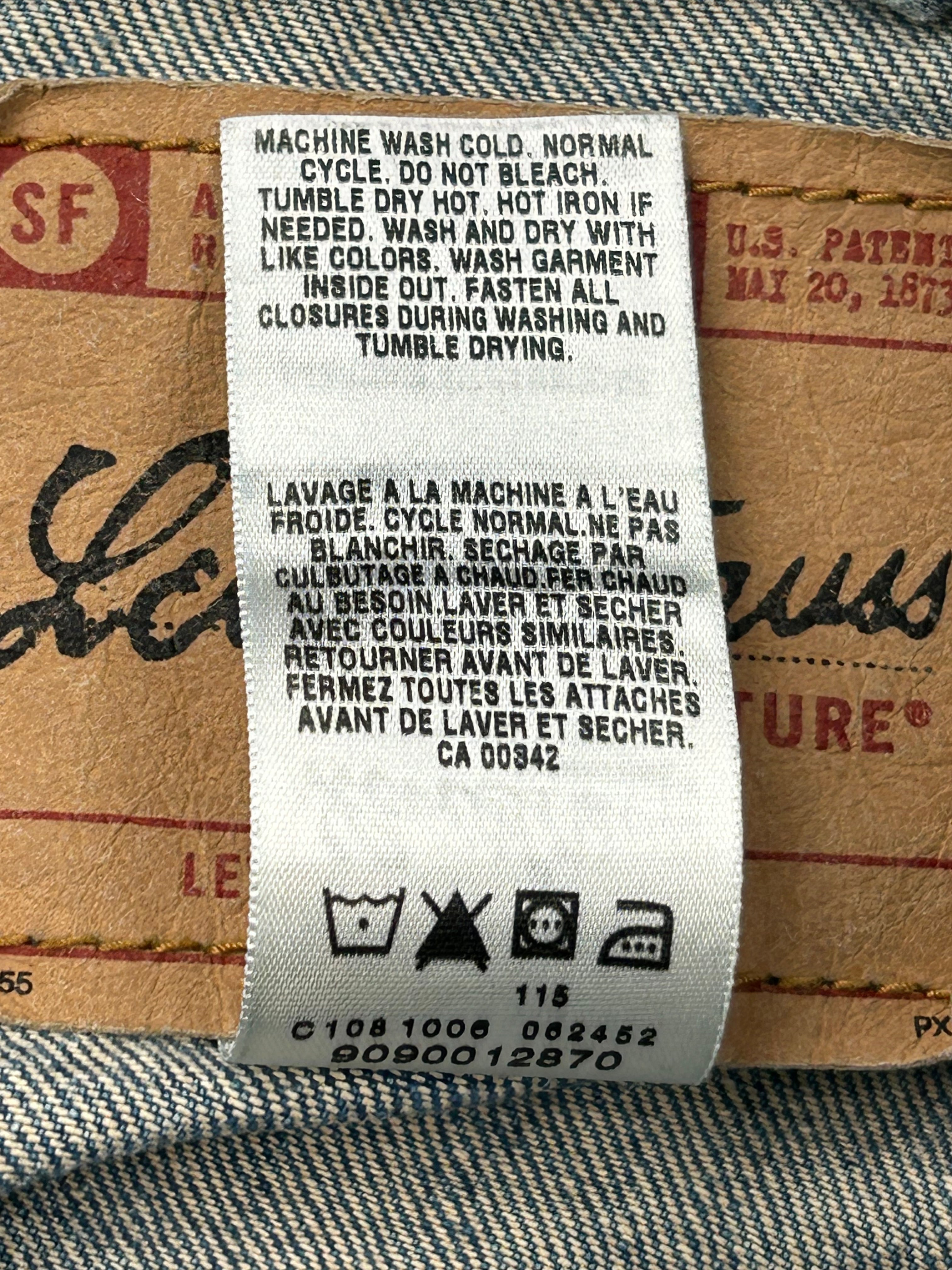 Levi Strauss Signature Blue Denim Trucker Jacket