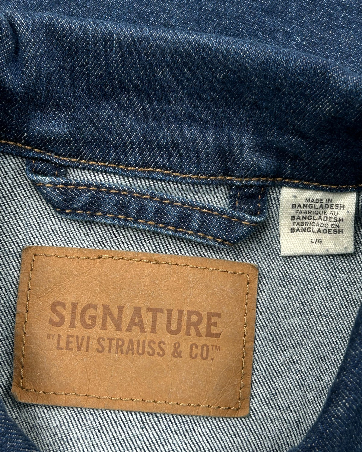 Levi Strauss Signature Dark Blue Denim Jacket
