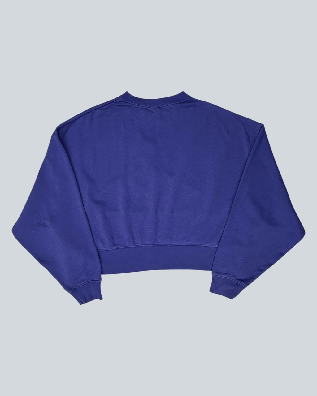Nike Purple Cropped Sweatshirt