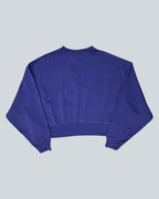 Nike Purple Cropped Sweatshirt