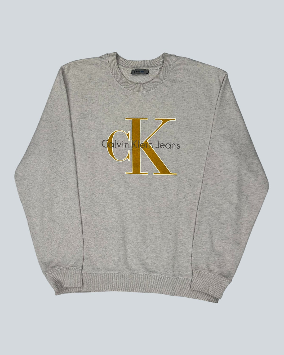 Calvin Klein Jeans Grey Logo Sweatshirt