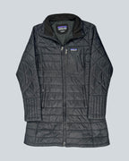 Patagonia Black Quilted Long Jacket