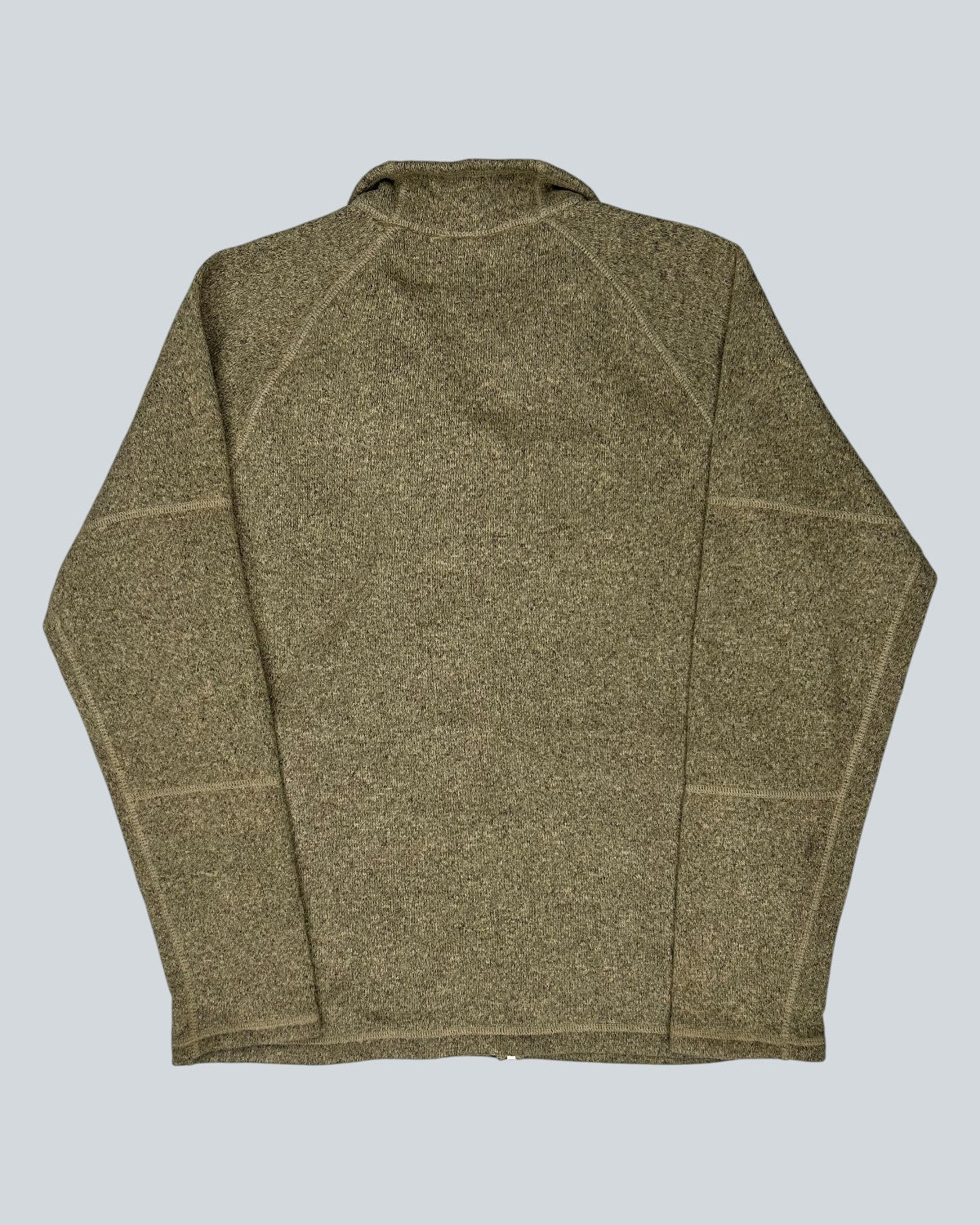 The North Face Olive Heather Full-Zip Fleece Jacket