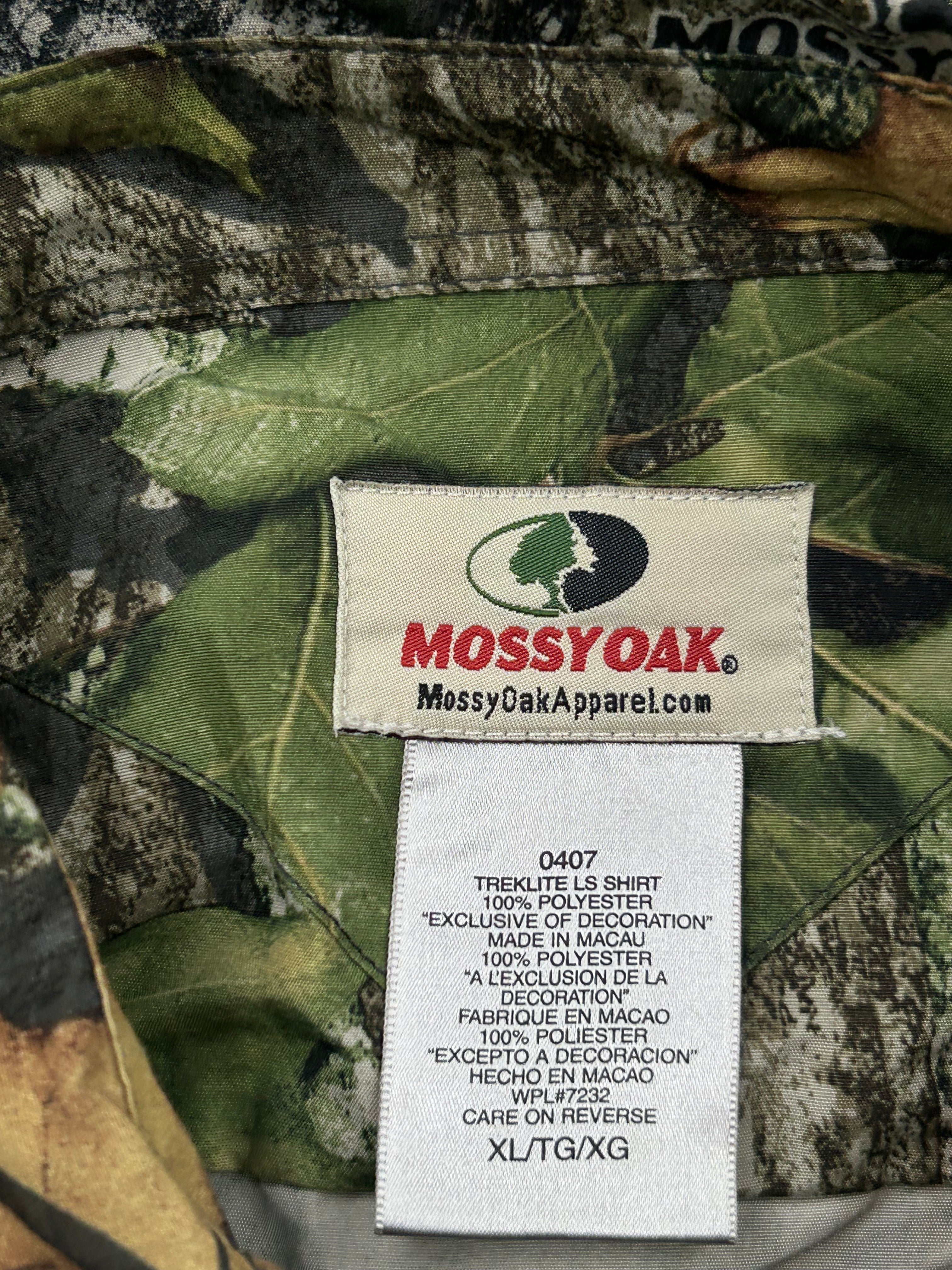 Mossy Oak Camouflage Long Sleeve Shirt