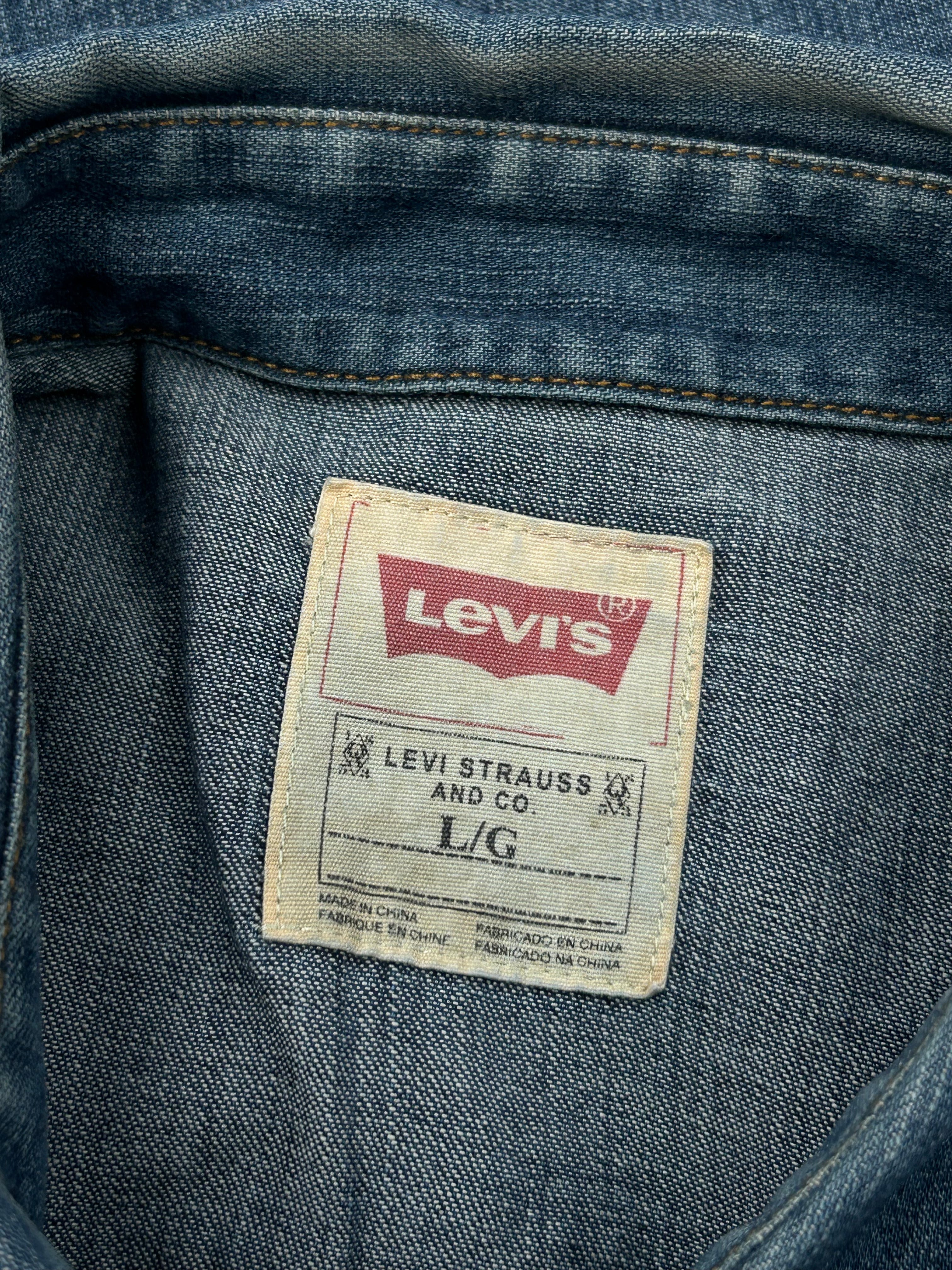Levi’s Blue Denim Western Shirt