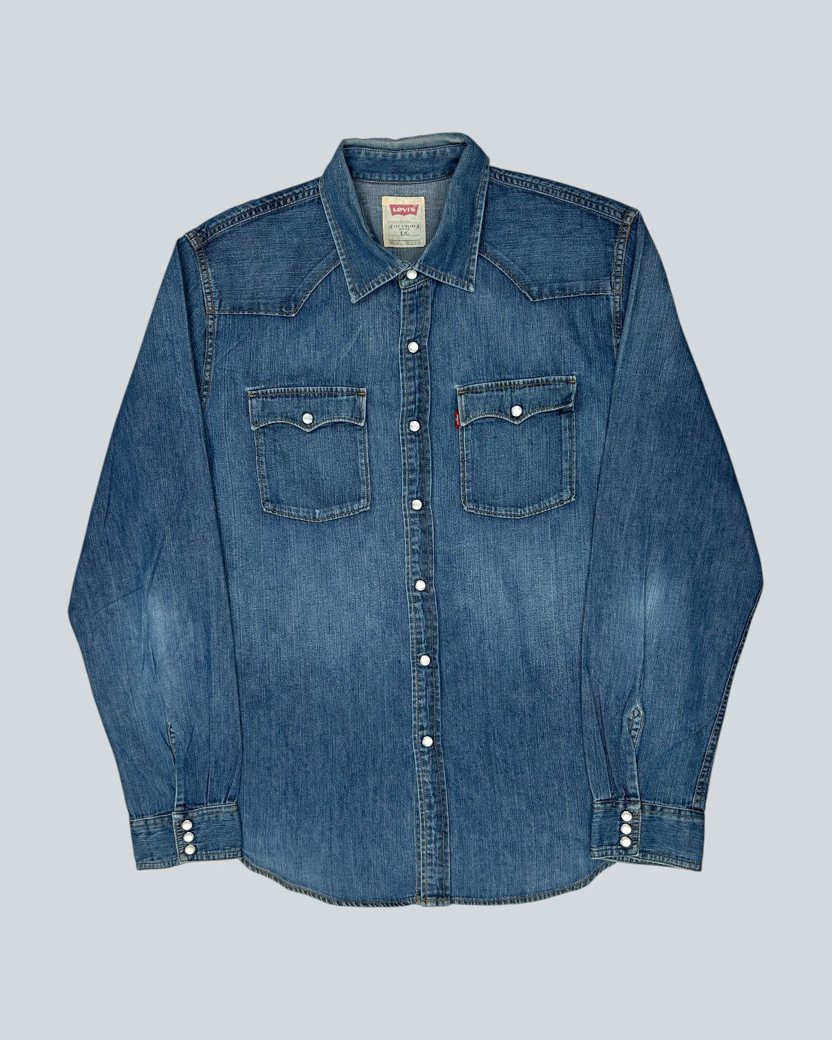 Levi’s Blue Denim Western Shirt