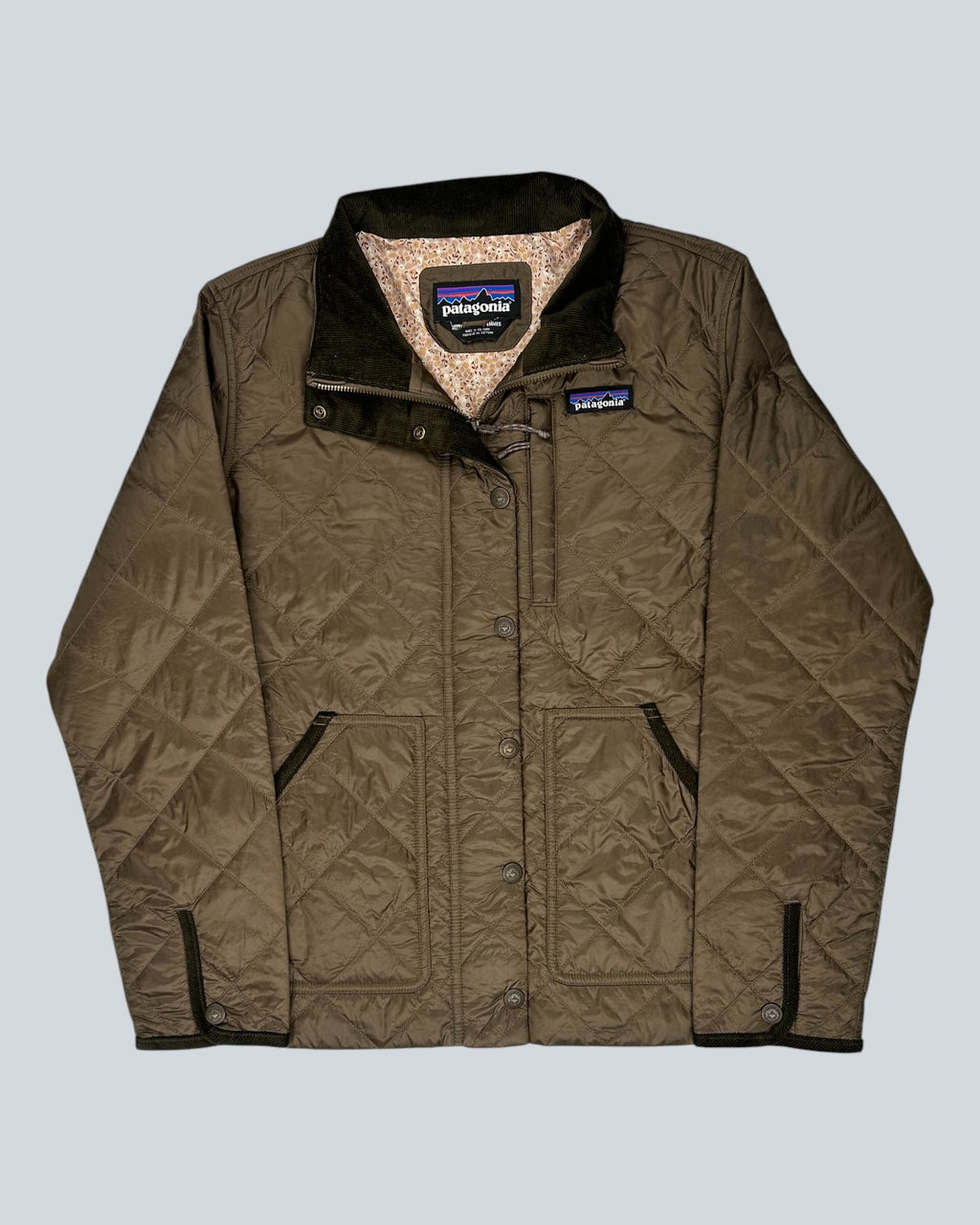 Patagonia Brown Diamond Quilted Jacket