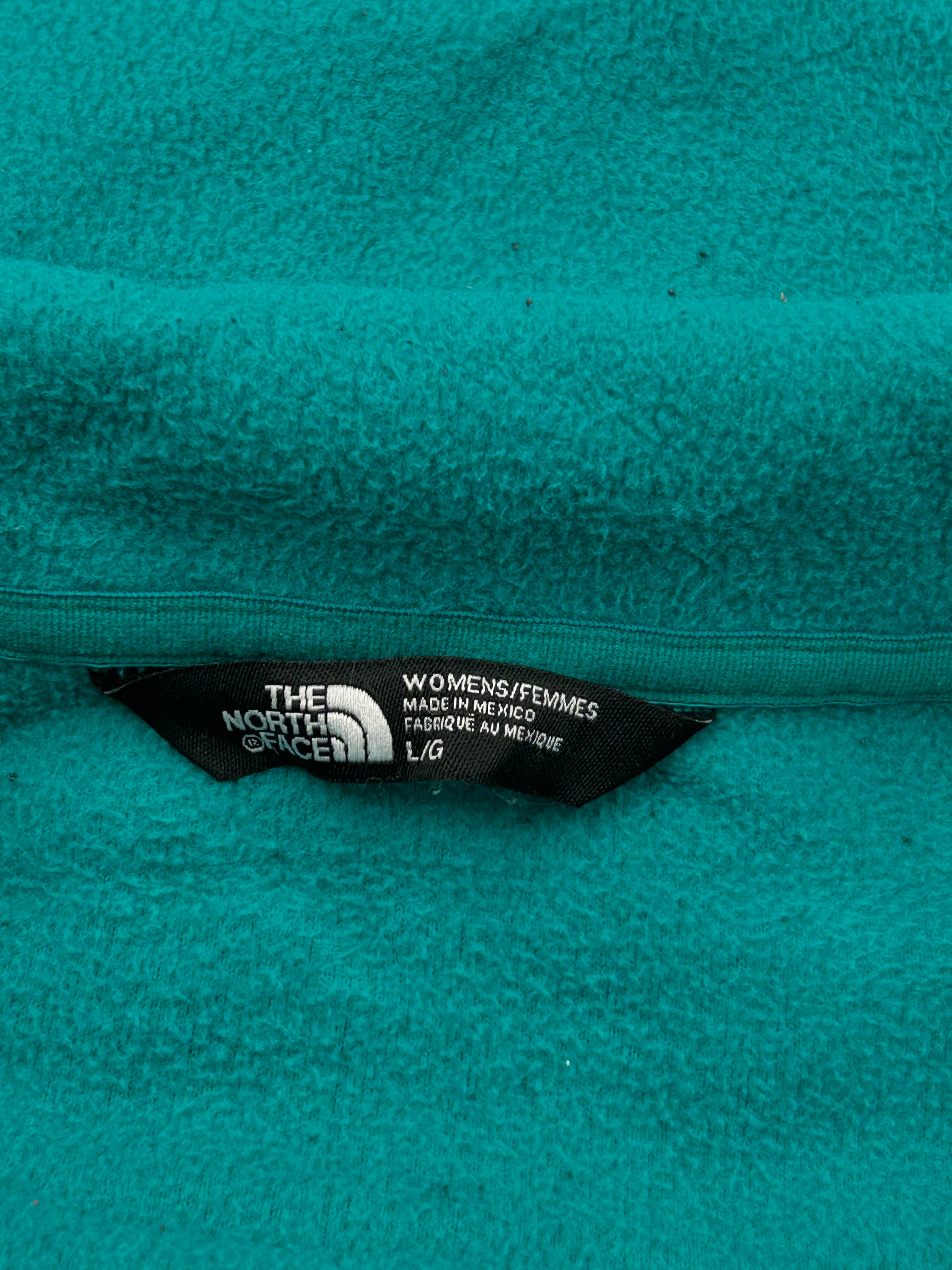 The North Face Teal Full-Zip Fleece Jacket