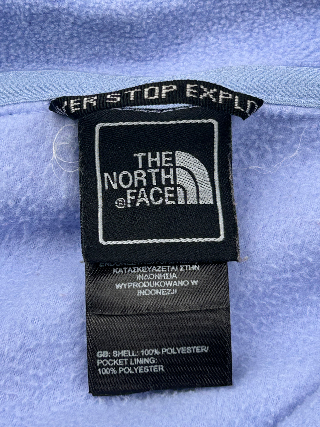 The North Face Lavender Full-Zip Fleece Jacket