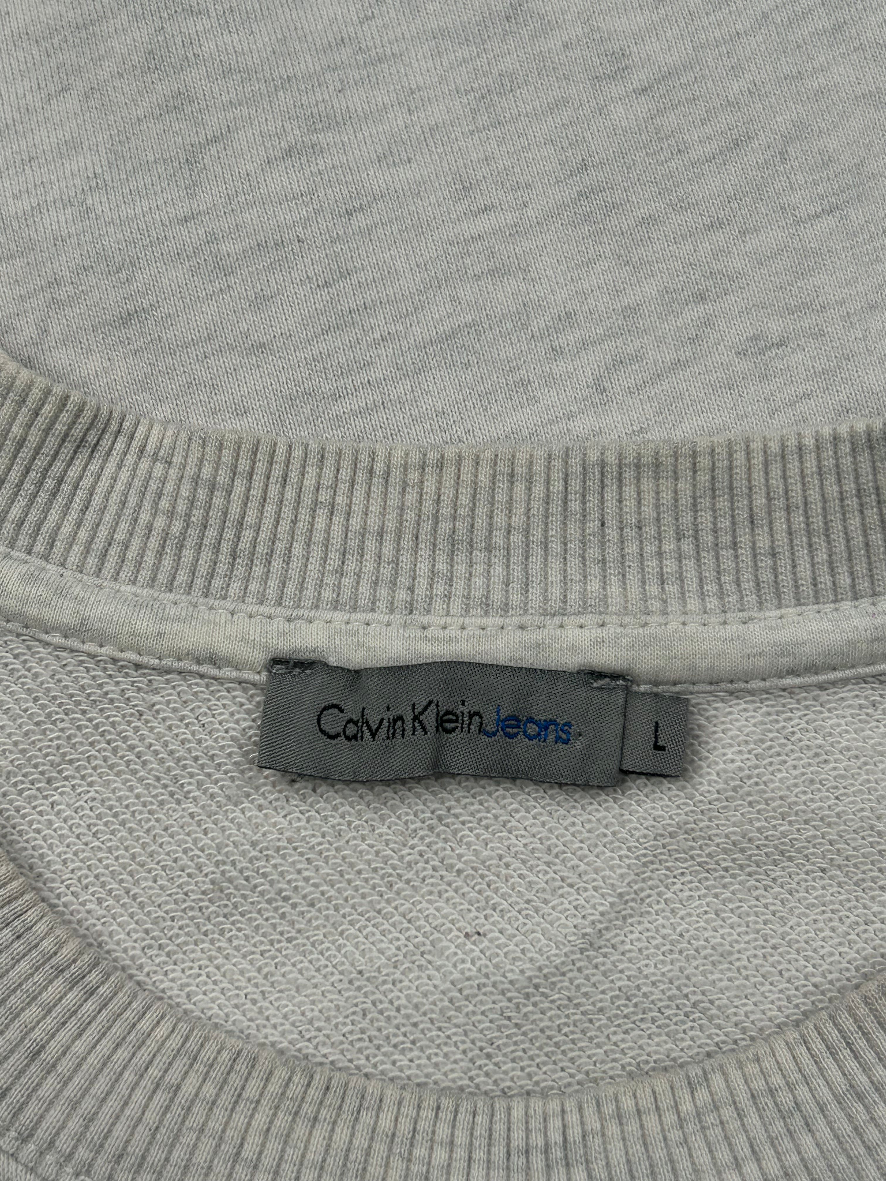 Calvin Klein Jeans Grey Logo Sweatshirt