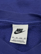 Nike Purple Cropped Sweatshirt