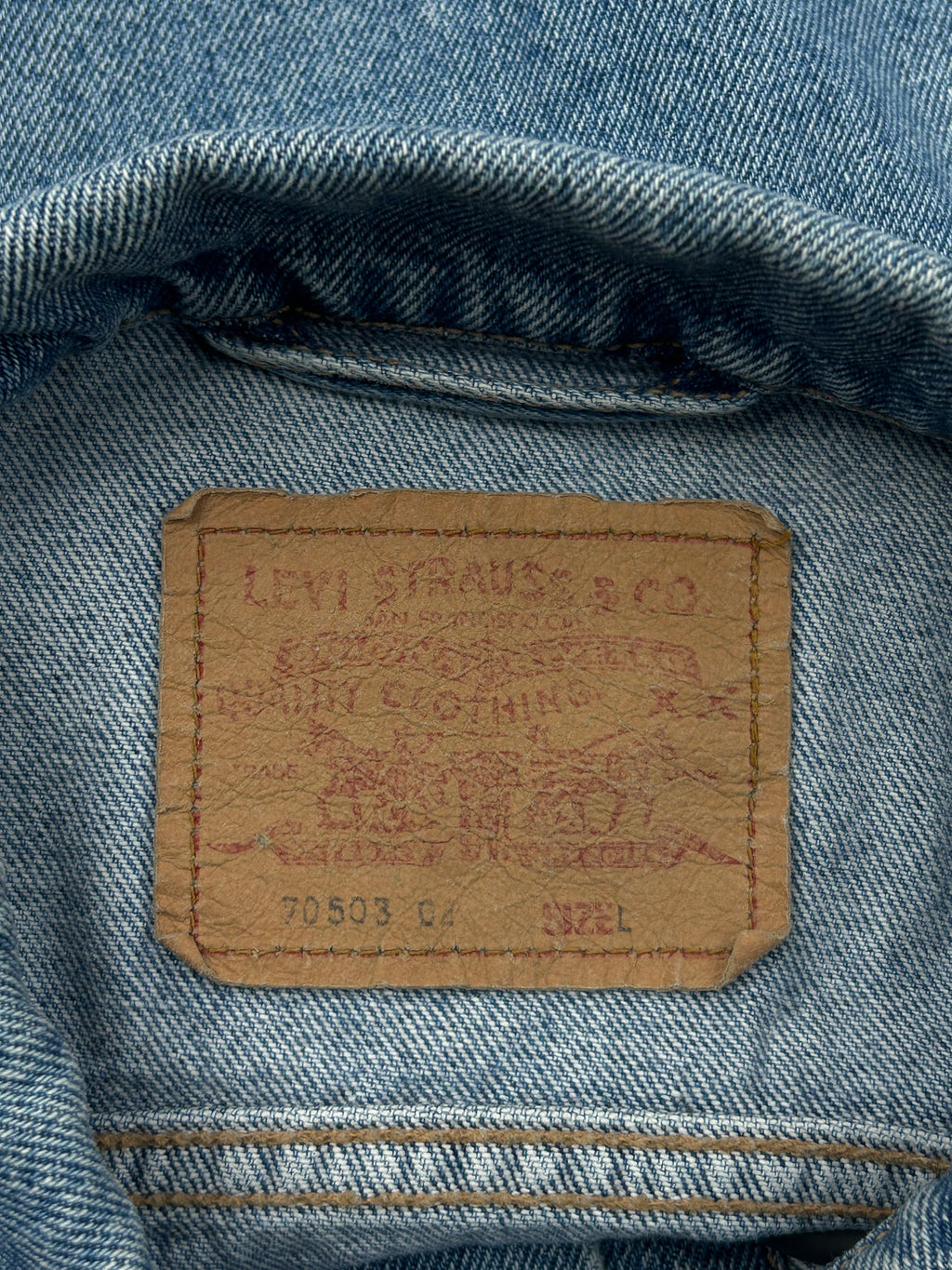 Levi’s 70503-02 Blue Denim Trucker Jacket