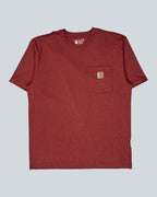 Carhartt Red Loose Fit Pocket T-Shirt