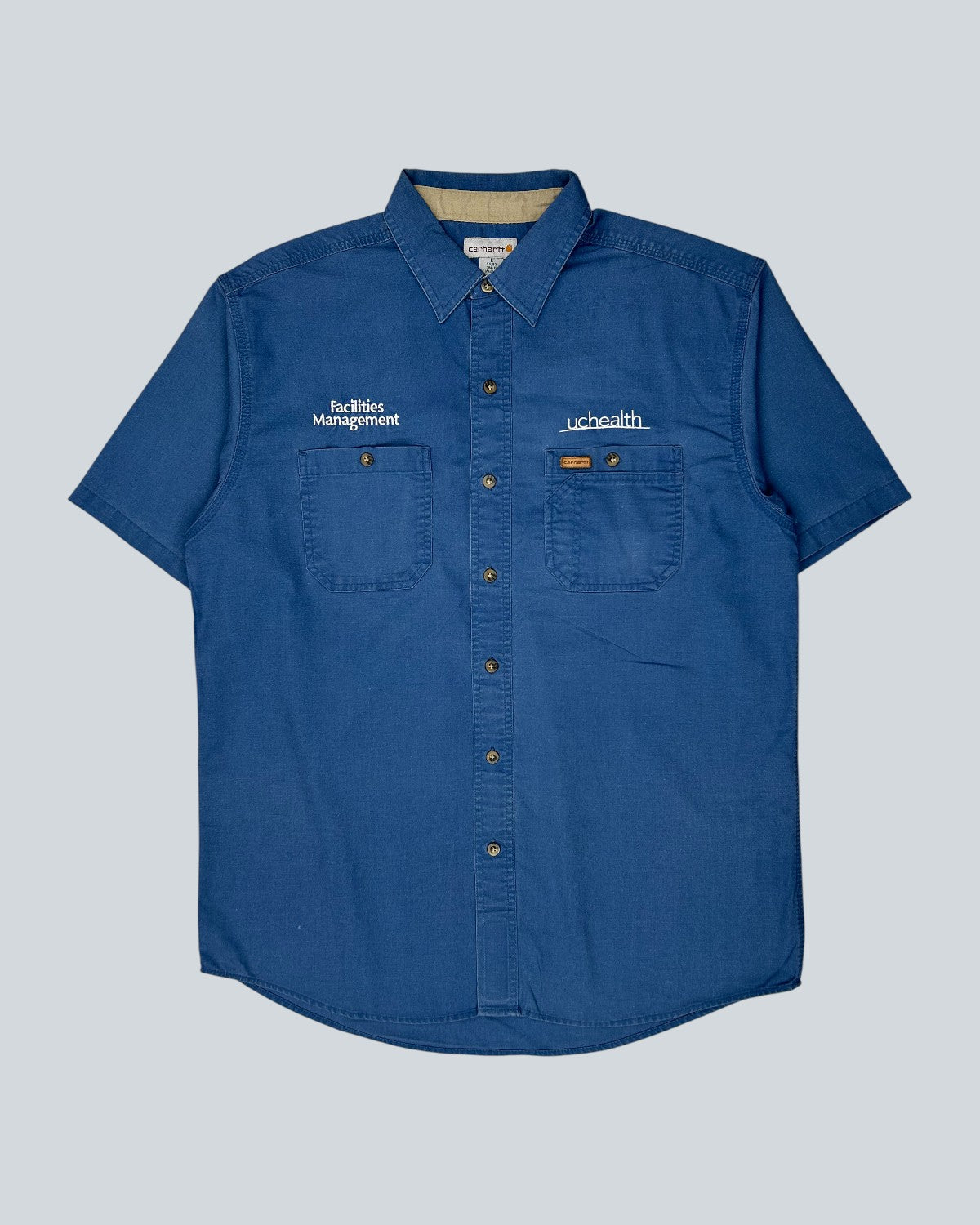 Carhartt Blue Work Shirt (Embroidered)