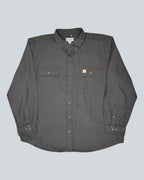Carhartt Grey Long Sleeve Work Shirt