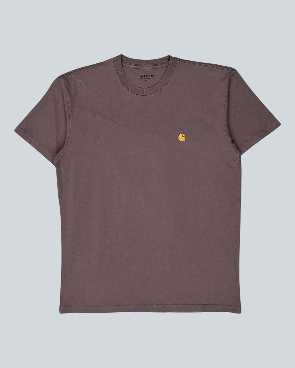 Carhartt WIP Mauve Logo T-Shirt