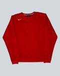 Nike Red Swoosh Sweatshirt