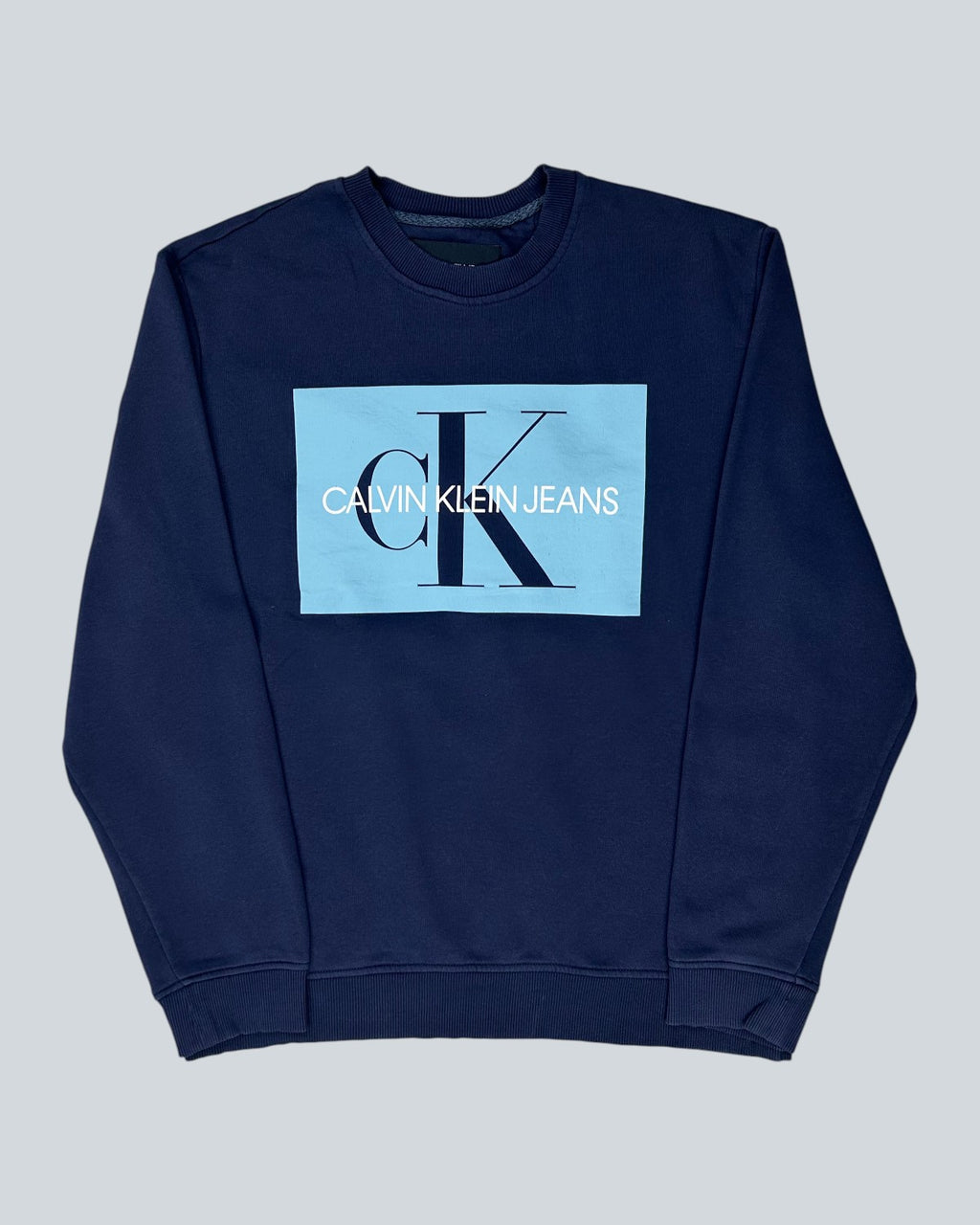 Calvin Klein Jeans Navy Logo Sweatshirt